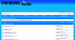 Desktop Screenshot of parakeetforum.com