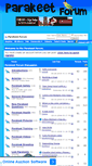 Mobile Screenshot of parakeetforum.com